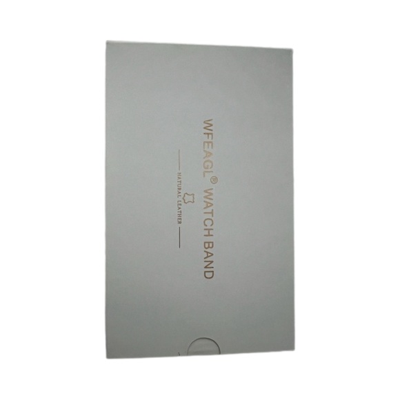 NWT Apple Watch 38mm ivory and brown leather band set. NIB. - Picture 2 of 4